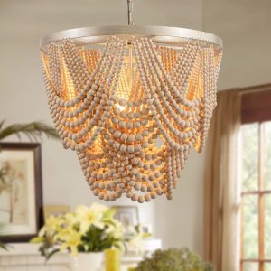 beaded chandelier