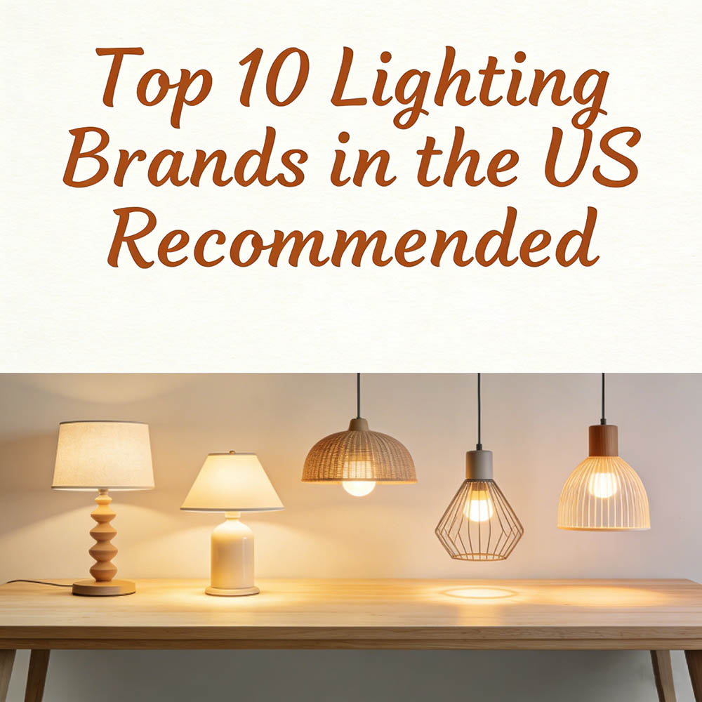 Top 10 Lighting Brands in the US Recommended